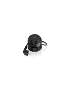 Regleta con Interruptor Aisens ASPS-2A2C05-BK/ 3 Tomas de Corriente/ 2 USB Tipo-C/ 2 USB/ Cable 1.4m/ Negro