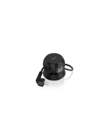 Regleta con Interruptor Aisens ASPS-2A2C05-BK/ 3 Tomas de Corriente/ 2 USB Tipo-C/ 2 USB/ Cable 1.4m/ Negro