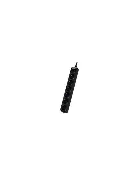 Regleta con interruptor Cyberpower B0620SC0-DE/ 6 Tomas de corriente/ Cable 1.8m/ Negra