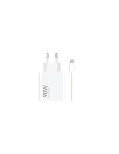 Cargador de Pared GaN Xiaomi 90W HyperCharge Combo (Type-A)/ 1xUSB + Cable USB Tipo-C/ 90W