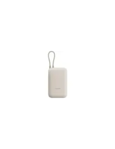 Powerbank 10000mAh Xiaomi Power Bank Integrated Cable/ 22.5W/ Beige/ Incluye Cable USB Tipo-C
