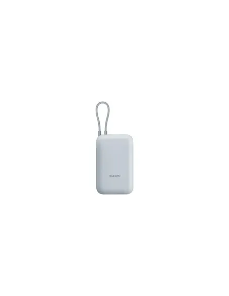 Powerbank 10000mAh Xiaomi Power Bank Integrated Cable/ 22.5W/ Azul/ Incluye Cable USB Tipo-C