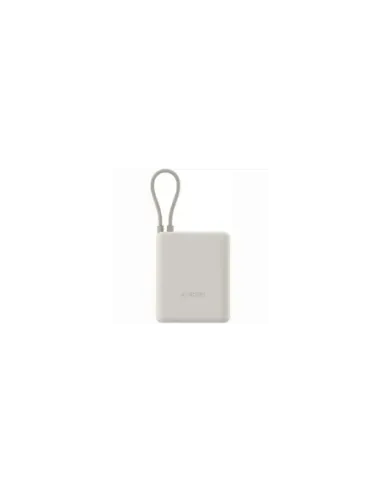Powerbank 10000mAh Xiaomi 33W Power Bank Integrated Cable/ 33W/ Beige/ Incluye Cable USB Tipo-C