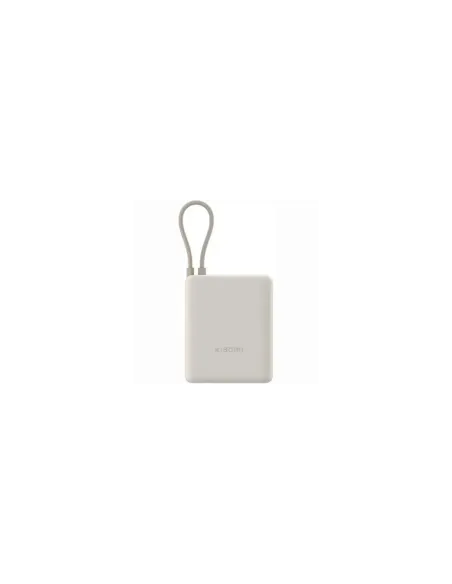 Powerbank 10000mAh Xiaomi 33W Power Bank Integrated Cable/ 33W/ Beige/ Incluye Cable USB Tipo-C