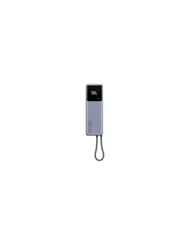Powerbank 10000mAh Xiaomi Power Bank 10000 Integrated Cable/ 165W/ Gris
