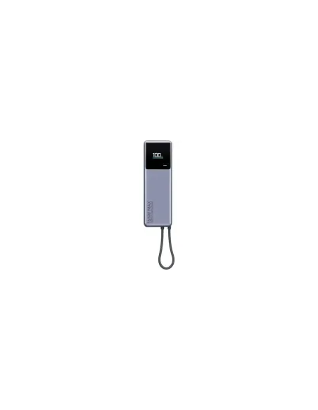 Powerbank 10000mAh Xiaomi Power Bank 10000 Integrated Cable/ 165W/ Gris