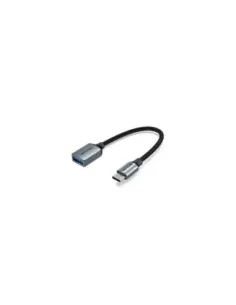 Cable USB 2.0 Tipo-C Vention CCXHB/ USB Tipo-C Macho - USB Hembra/ 15cm
