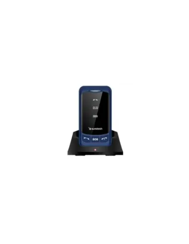 Teléfono Móvil Sunstech CELT25BL para Personas Mayores/ Azul