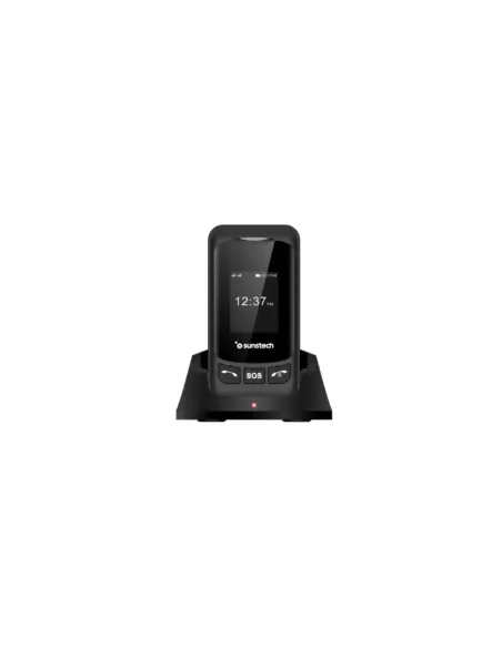 Teléfono Móvil Sunstech CELT26 para Personas Mayores/ Negro