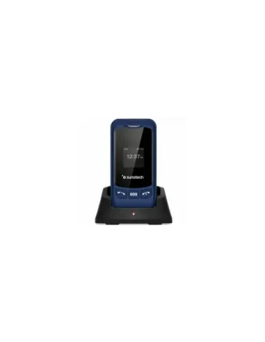 Teléfono Móvil Sunstech CELT26 para Personas Mayores/ Azul