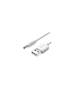 Cable Alimentación Vention CEXWF/ USB Macho - DC 3.5mm Macho/ 1m/ Blanco