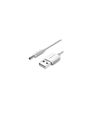 Cable Alimentación Vention CEXWF/ USB Macho - DC 3.5mm Macho/ 1m/ Blanco