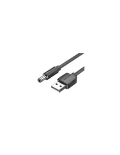 Cable Alimentación Vention CEYBF/ USB-A Macho - DC 5.5mm Macho/ 1m/ Negro