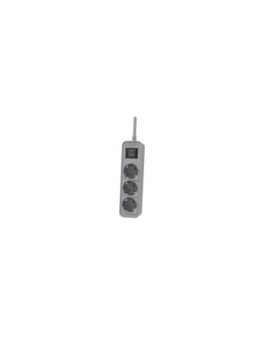 Regleta con Interruptor Philips CHP2134G/ 3 Tomas de corriente/ Cable 1.5m/ Gris