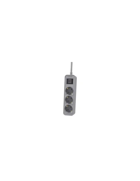 Regleta con Interruptor Philips CHP2134G/ 3 Tomas de corriente/ Cable 1.5m/ Gris
