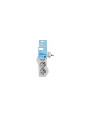 Regleta con Interruptor Philips CHP2134W/12/ 3 Tomas de corriente/ Cable 1.5m/ Blanco