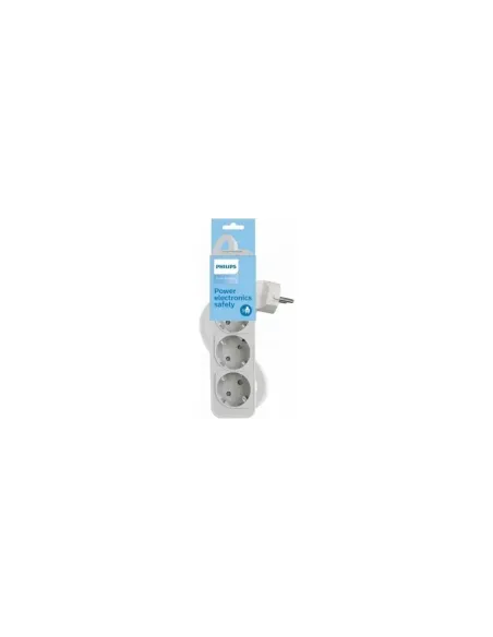 Regleta con Interruptor Philips CHP2134W/12/ 3 Tomas de corriente/ Cable 1.5m/ Blanco