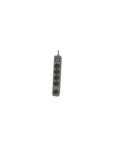 Regleta con Interruptor Philips CHP2154G/12 5 Tomas de corriente/ Cable 1.5m/ Gris