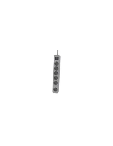 Regleta con Interruptor Philips CHP2164G/10/ 6 Tomas de corriente/ Cable 1.5m/ Gris