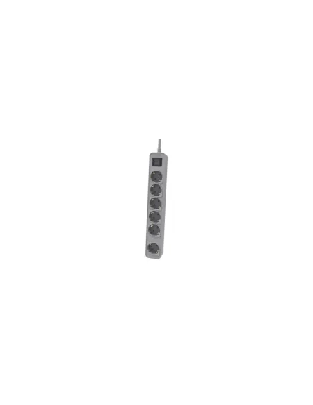 Regleta con Interruptor Philips CHP2164G/10/ 6 Tomas de corriente/ Cable 1.5m/ Gris