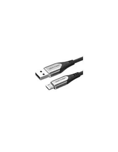 Cable USB 2.0 Vention COAHG/ USB Macho - MicroUSB Macho/ 480Mbps/ 1.5m/ Gris