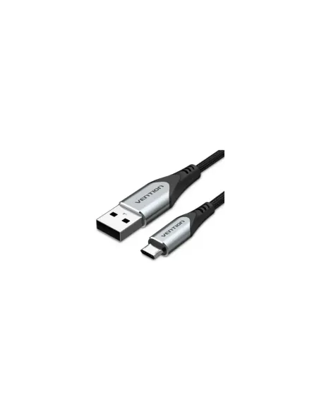 Cable USB 2.0 Vention COCHD/ USB Macho - MicroUSB Macho/ 480Mbps/ 50cm/ Negro