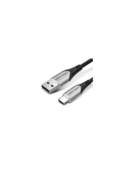 Cable USB 2.0 Tipo-C Vention CODHD/ USB Tipo-C Macho - USB Macho/ 480Mbps/ 50cm/ Gris