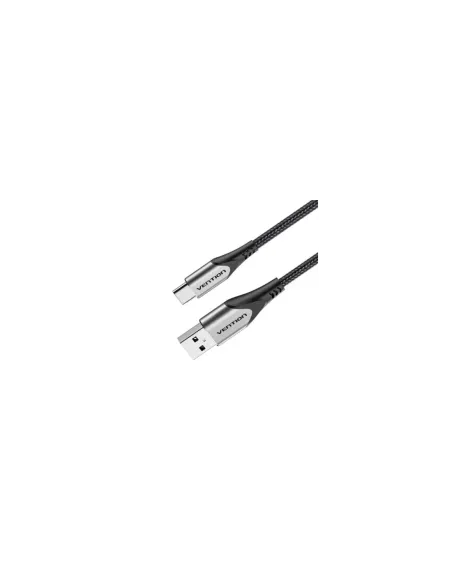 Cable USB 2.0 Tipo-C Vention CODHF/ USB Macho - USB Tipo-C Macho/ 480Mbps/ 1m/ Gris