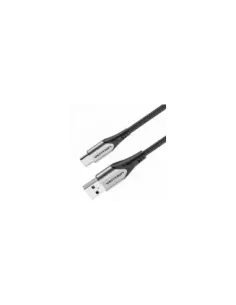 Cable USB 2.0 Tipo-C Vention CODHH/ USB Macho - USB Tipo-C Macho/ 480Mbps/ 2m/ Gris