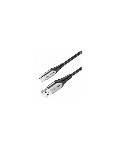 Cable USB 2.0 Tipo-C Vention CODHH/ USB Macho - USB Tipo-C Macho/ 480Mbps/ 2m/ Gris