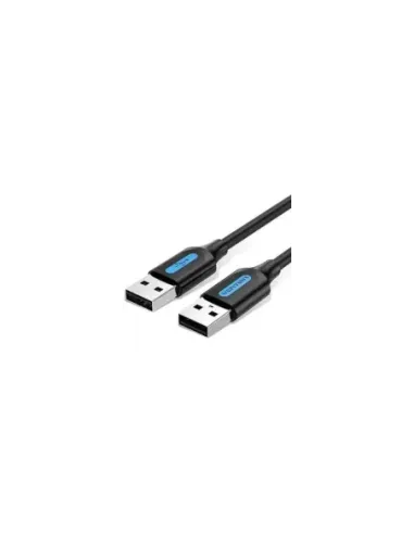 Cable USB 2.0 Vention COJBH/ USB Macho - USB Macho/ 480Mbps/ 2m/ Negro