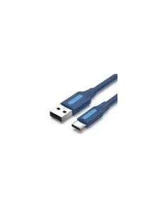 Cable USB 2.0 Tipo-C Vention COKLH/ USB Tipo-C Macho - USB Macho/ 480Mbps/ 2m/ Azul