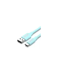 Cable USB 2.0 Tipo-C Vention COKSF/ USB Tipo-C Macho - USB Macho/ 480Mbps/ 1m/ Azul