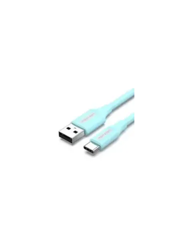 Cable USB 2.0 Tipo-C Vention COKSH/ USB Tipo-C Macho - USB Macho/ Hasta 60W/ 480Mbps/ 2m/ Azul