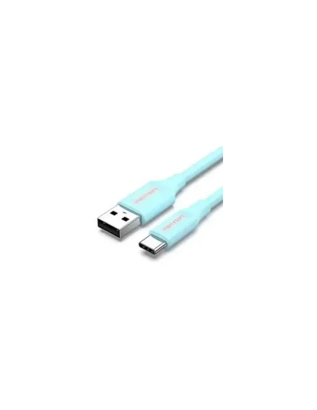 Cable USB 2.0 Tipo-C Vention COKSH/ USB Tipo-C Macho - USB Macho/ Hasta 60W/ 480Mbps/ 2m/ Azul