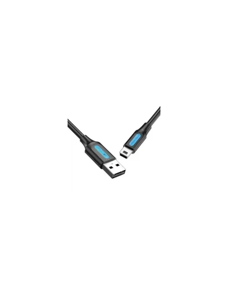 Cable USB 2.0 Vention COMBD/ USB Macho - MiniUSB Macho/ 480Mbps/ 50cm/ Negro