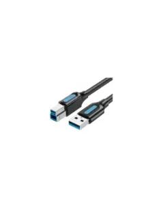 Cable USB 3.0 Impresora Vention COOBF/ USB Tipo-B Macho - USB Macho/ 5Gbps/ 1m/ Negro