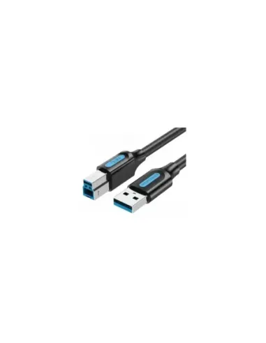 Cable USB 3.0 Vention COOBH/ USB Tipo-B Macho - USB Macho/ 5Gbps/ 2m/ Negro