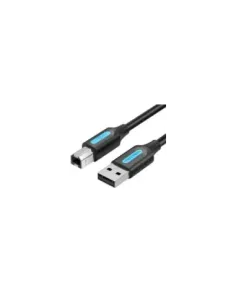 Cable USB 2.0 Impresora Vention COQBD/ USB Tipo-B Macho - USB Macho/ 480Mbps/ 50cm/ Negro