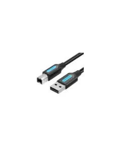 Cable USB 2.0 Impresora Vention COQBF/ USB Tipo-B Macho - USB Macho/ 480Mbps/ 1m/ Negro