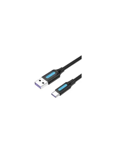 Cable USB 2.0 Tipo-C Vention CORBD/ USB Macho - USB Tipo-C Macho/ 480Mbps/ 50cm/ Negro