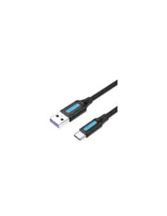 Cable USB 2.0 Tipo-C Vention CORBG/ USB Macho - USB Tipo-C Macho/ 480Mbps/ 1.5m/ Negro