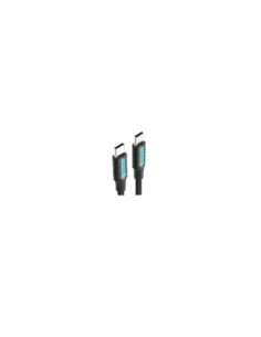 Cable USB 2.0 Tipo-C Vention COSBH/ USB Tipo-C Macho - USB Tipo-C Macho/ Hasta 60W/ 480Mbps/ 2m/ Negro