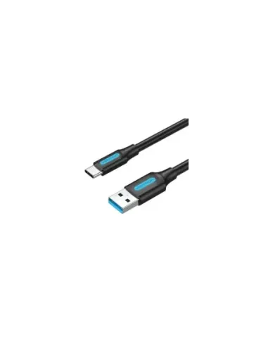 Cable USB 3.0 Tipo-C Vention COZBF/ USB Macho - USB Tipo-C Macho/ 5Gbps/ 1m/ Negro