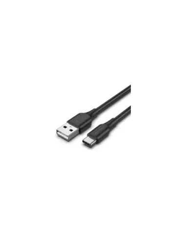 Cable USB 2.0 Tipo-C Vention CTHBC/ USB Tipo-C Macho - USB Macho/ 480Mbps/ 25cm/ Negro