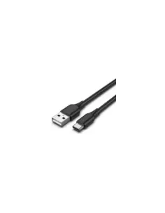 Cable USB 2.0 Tipo-C Vention CTHBI/ USB Tipo-C Macho - USB Macho/ 480Mbps/ 3m/ Negro