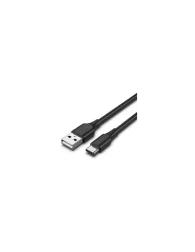 Cable USB 2.0 Tipo-C Vention CTHBI/ USB Tipo-C Macho - USB Macho/ 480Mbps/ 3m/ Negro