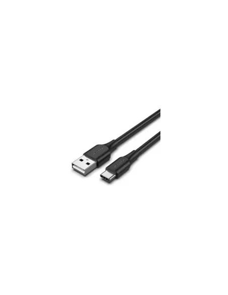 Cable USB 2.0 Tipo-C Vention CTHBI/ USB Tipo-C Macho - USB Macho/ 480Mbps/ 3m/ Negro
