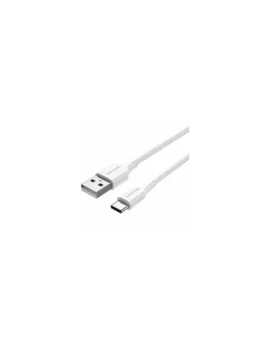Cable USB 2.0 Tipo-C Vention CTHWH/ USB Tipo-C Macho - USB Macho/ 480Mbps/ 2m/ Blanco