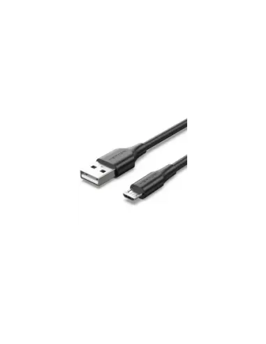 Cable USB 2.0 Vention CTIBC/ USB Macho - MicroUSB Macho/ Hasta 60W/ 480Mbps/ 25cm/ Negro